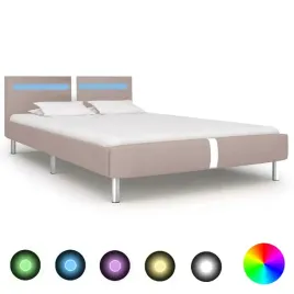 vidaxl-rama-lozka-led-kolor-cappuccino-sztuczna-skora-120-x-200-cm