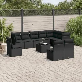 vidaxl-11-cz-zestaw-wypoczynkowy-do-ogrodu-poduszki-czarny-rattan-pe