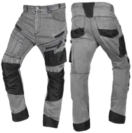 spodnie-robocze-jeans-denim-szare-wzmocnienia-oxford-neo-tools-81-360-2-xxl