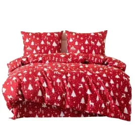 komplet-poscieli-dwuosobowej-140x200-cm-2-70x80-posciel-swieta-czerwona