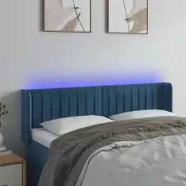 vidaxl-zaglowek-do-lozka-z-led-ciemnoniebieski-147x16x78-88-cm-aksamit