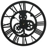 vidaxl-zegar-scienny-czarny-30-cm-akrylowy-stan-nowy