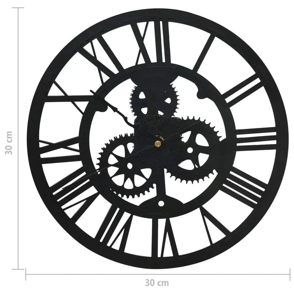 vidaxl-zegar-scienny-czarny-30-cm-akrylowy