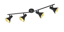 lampa-sufitowa-reflektory-czarna-zlota-rl
