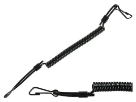 smycz-taktyczna-spiralnana-bron-pistolet-mil-tec-z-karabinczykiem-czarny