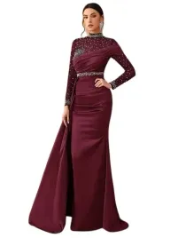 shein-sukienka-wieczorowa-bordowa-z-dzetami-i-dlugim-rekawem-xl-1gl