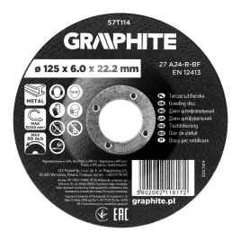 tarcza-szlifierska-57t114-do-metalu-125-x-6-0-x-22-2mm-wypukla-graphite