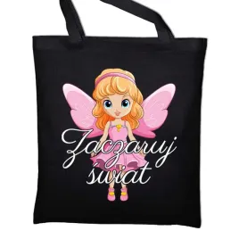 torba-eko-czarna-shopper-na-zakupy-prezent-dla-dziewczynki-zaczaruj-swiat