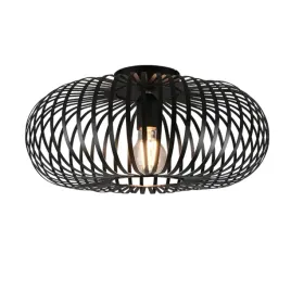 lampa-sufitowa-pojedyncza-druciana-czarny-trio