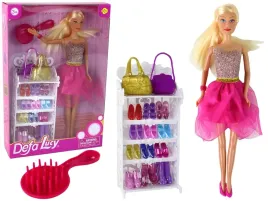 lalka-lucy-sukienka-rozowa-brokatowa-zestaw-buty