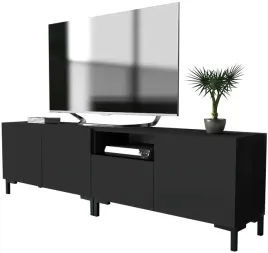 szafka-rtv-pod-telewizor-200-200cm-czarny-mat-nowoczesna-prosta-uniwersalna