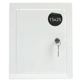 drzwiczki-rewizyjne-metalowe-biale-na-zamek-rewizja-klapa-15x25cm