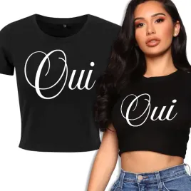 krotka-koszulka-crop-top-czarna-modne-francuskie-wzory-oui-rozmiar-s