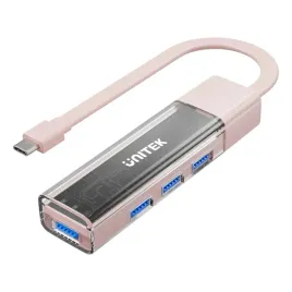 unitek-hub-usb-h1319-4x-usb-a-5gbps-dwukierunkowy-kompaktowy-rozowy