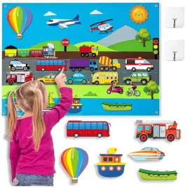tablica-filcowa-dla-dzieci-32el-mata-edukacyjna-na-rzepy-srodki-transportu