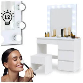 toaletka-kosmetyczna-lustro-3-szuflady-oswietlenie-12-led-taboret