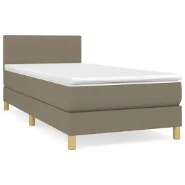 vidaxl-lozko-kontynentalne-z-materacem-taupe-tkanina-90x200-cm
