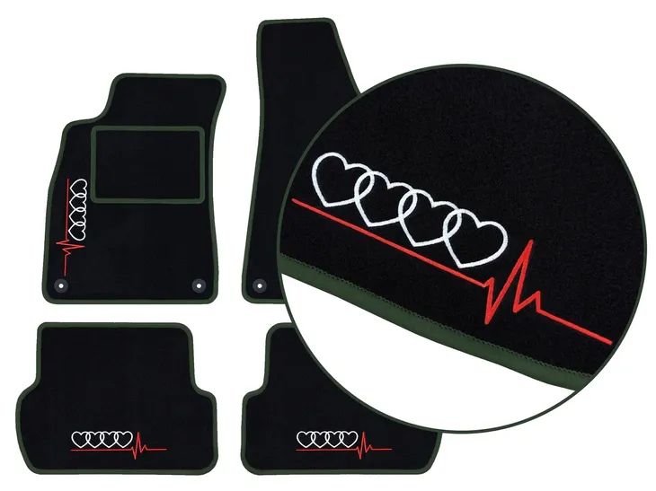dywaniki-samochodowe-audi-a3-8v-2012-2020-4-hafty-ciemnozielone
