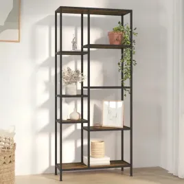 vidaxl-regal-na-ksiazki-80x30x180-cm-stal-i-material-drewnopochodny
