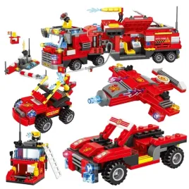 klocki-konstrukcyjne-zestaw-straz-pozarna-robot-754-el-27-modeli