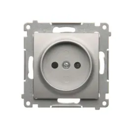 simon-54-gniazdo-pojedyncze-srebrny-mat-ip20-bez-uziemienia-przeslony