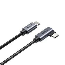 unitek-kabel-usb-c-katowy-90-3m-pd-100w-nylonowy-nieplaczacy