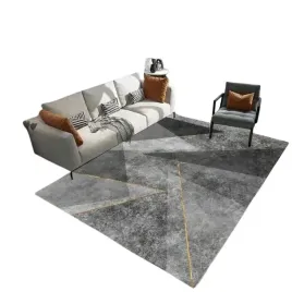 dywan-szary-220x160-geometryczny-trojkaty-zloty-czarny-nowoczesny-do-salonu