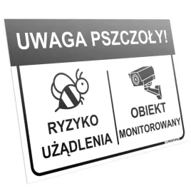 tablica-uwaga-pszczoly-ryzyko-uzadlenia-obiekt-monitorowany-32x21-cm-pcv