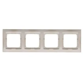 simon-54-ramka-do-gniazda-poczworna-zlota-matowa-4-krotna-standard-dr4-44