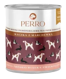 mokra-karma-dla-psow-perro-kaczka-z-marchewka-800g