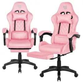 fotel-obrotowy-gamingowy-xl-poker-pro-pink-sweet-alcantara