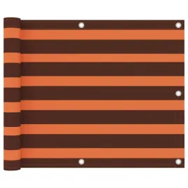 vidaxl-parawan-balkonowy-pomarancz-i-braz-75x500-cm-tkanina-oxford