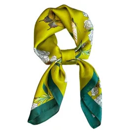kamea-apaszka-satynowa-70x70-limonkowa-piwonie-motyle-orientalna