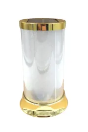 znicz-lampion-solarny-zloty-bialy-tuba-glamour-cieply-swiatlo-16-cm