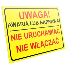 tablica-uwaga-awaria-lub-naprawa-32x21-cm-pcv-tabliczka-informacyjna-zolta