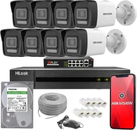 zestaw-8-kamer-ip-hikvision-poe-ds-2cd1041g2-liu-4mpx-dual-led-nvr-2tb