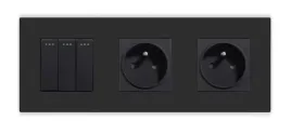 wlacznik-swiatla-potrojny-z-gniazdkiem-klawiszowy-3-1f-1f-plastik-czarny
