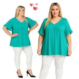 luzna-tunika-wiskozowa-duzy-rozmiar-mieta-falbana-dekolt-v-58-60-9xl-10xl