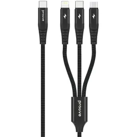 kabel-przewod-3w1-usb-c-na-usb-type-c-microusb-apple-lightning-1m-3a-proove