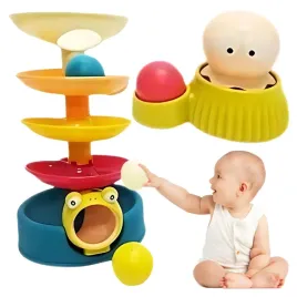 wieza-na-kulki-zjezdzalnia-dla-pileczek-piramida-wystrzelane-duze-kulki