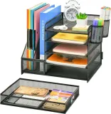 da462-organizer-na-biurko-czarny