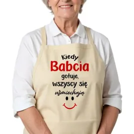 fartuch-kuchenny-bezowy-prezent-na-imieniny-dla-babci-kiedy-babcia-gotuje