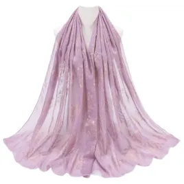 kamea-szal-damski-180x70-lila-zlote-kwiaty-elegancki-chusta-hijab