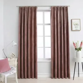 zaslony-z-haczykami-2-szt-aksamitne-brudny-roz-140x245-cm-lumarko