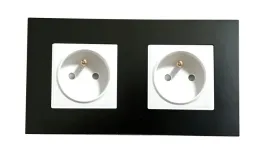 gniazdko-elektryczne-16a-ramka-podwojna-157mm-plastikowa-czarno-biale