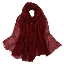 kamea-szal-damski-elegancki-czerwony-180x85-lekki-gladki-klasyczny