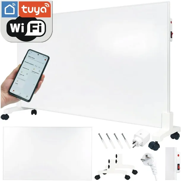 grzejnik 1000W promiennik na podczerwień Wertberg IR | Smart Home WiFi Tuya