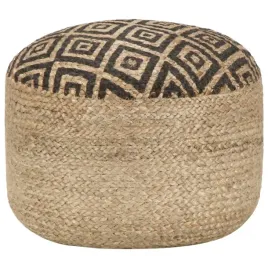recznie-robiony-puf-czarny-45-x-30-cm-juta-lumarko