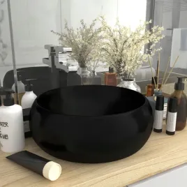 luksusowa-okragla-umywalka-matowa-czern-40x15-cm-ceramiczna-lumarko