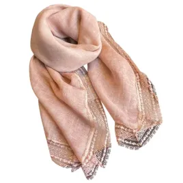chusta-pudrowy-roz-z-koronka-100x100-cm-bawelna-premium-kamea